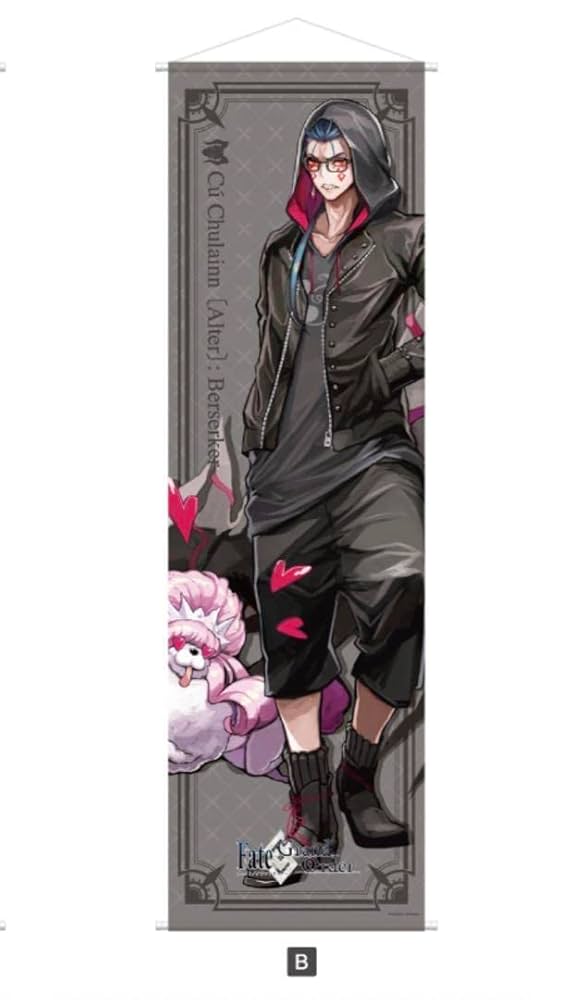 Fate フェイト　ローソンコラボ　等身大　タペストリー　クーフーリン Amazon.co.jp: FGO×ローソンコラボ クー・フーリン・オルタ 等身